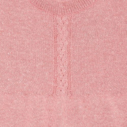 Romper de Bebê Feminino Tricot com Babados - ROSA