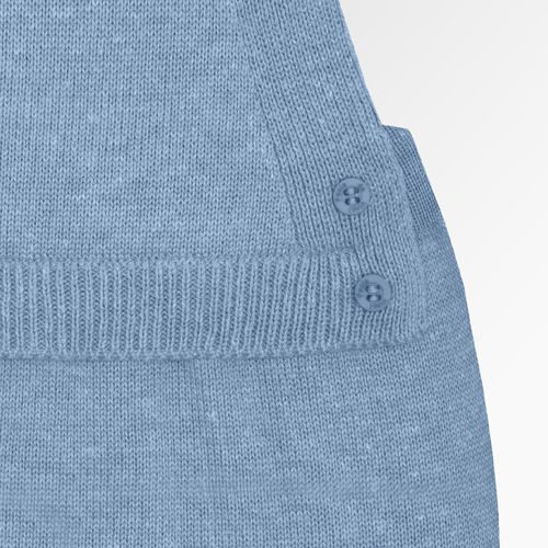 Romper de Bebê Masculino Tricot - AZUL