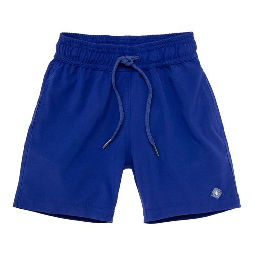 Bermuda de Praia Infantil Masculina Estampa Tartaruga - AZUL
