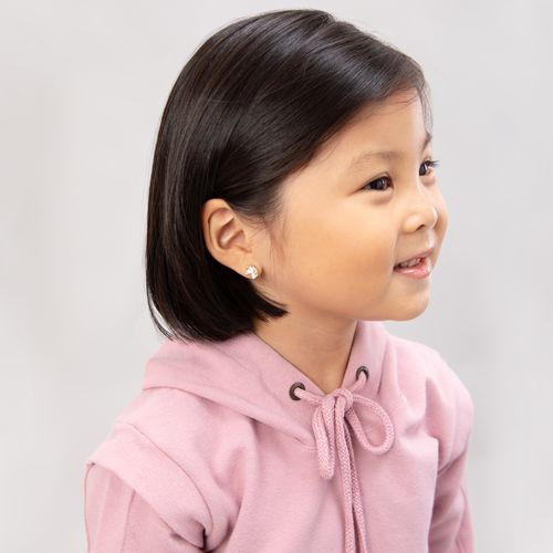 Brinco de Bebê Feminino Unicórnio Ouro 18k - UNICO