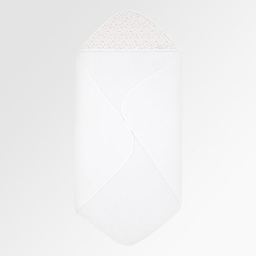 Toalha de Banho de Bebê com Capuz Algodão Egípcio Linho Floreale - ROSE
