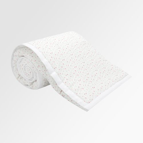 Colcha para Berço Puro Linho Floreale - ROSE