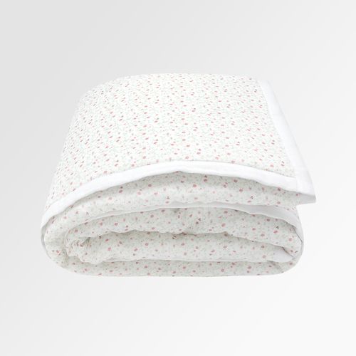 Colcha para Berço Puro Linho Floreale - ROSE