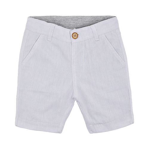 Bermuda de Bebê Masculina Capri com Bolso Embutido - CINZA