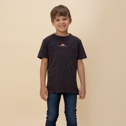 Camiseta Infantil Masculina Manga Curta Summer - CINZA CHUMBO