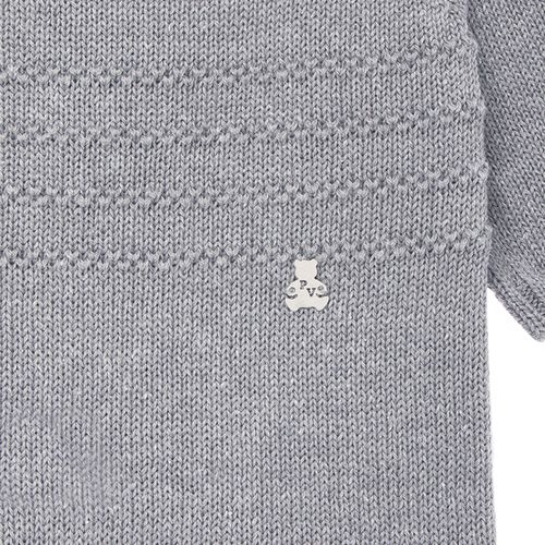 Conjunto de Saída de Maternidade Masculina - CINZA MESCLA
