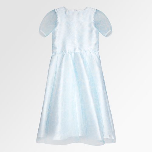 Vestido de Festa Infantil Feminino Tule Tulipas - AMARELO