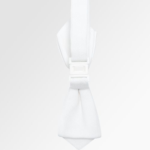 Gravata Borboleta de Bebê Masculino - BRANCO