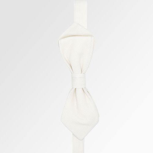 Gravata Borboleta de Bebê Masculino - OFF WHITE