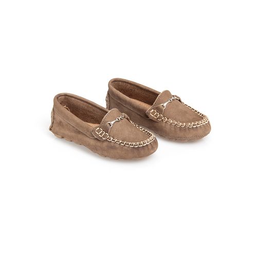 Mocassim Infantil Masculino Couro Bridão - AREIA