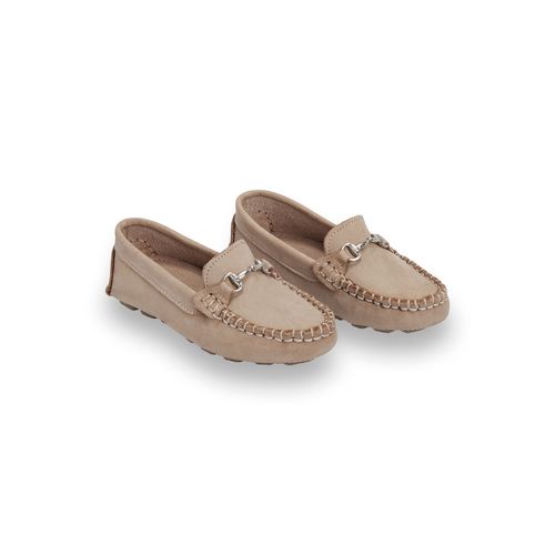Mocassim Masculino Couro Bridão Toddler - AMENDOA