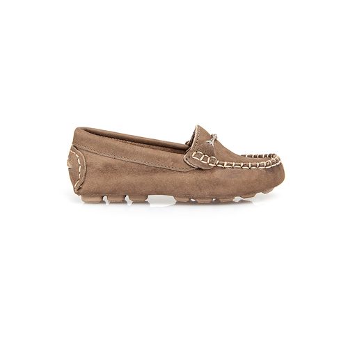 Mocassim Infantil Masculino Couro Bridão - AREIA