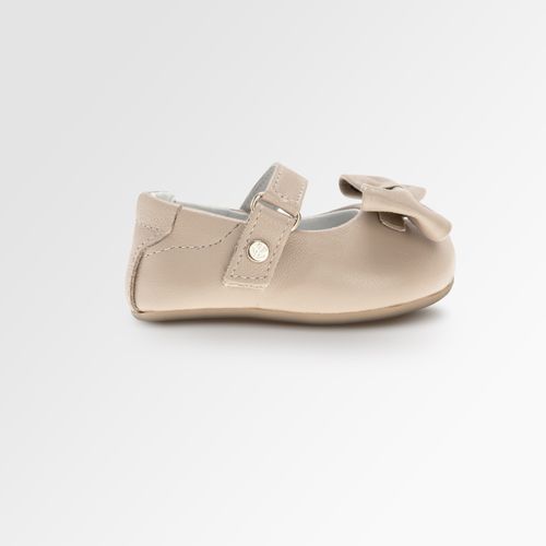Sapato Boneca de Bebê Feminino Couro Laço - CONF OSTRA