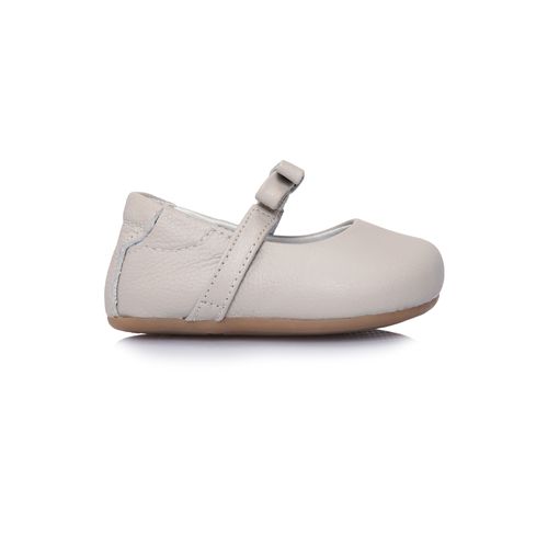 Sapato Boneca de Bebê Feminino Couro Laço Duplo - MARMORE