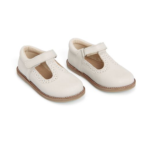 Sapato Boneca Infantil Feminino Couro Furinhos - NUDE