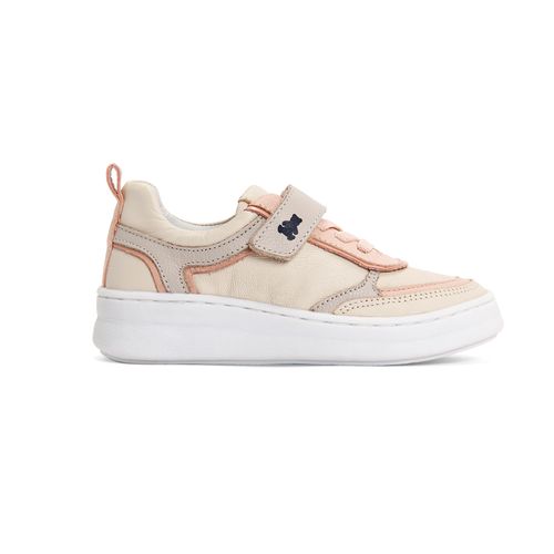 Tênis Infantil Feminino com Tiras Elásticas - LUNAR COM ROSA