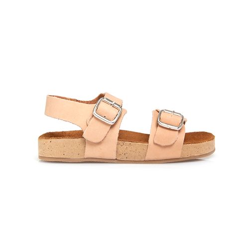 Birken Infantil Feminina Couro - KAKI