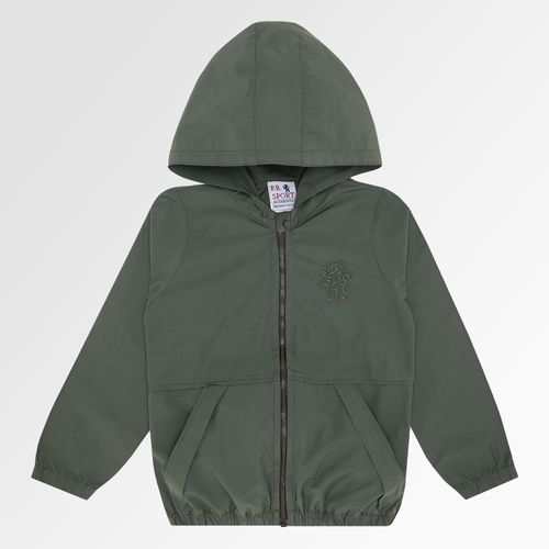Casaco Infantil Masculino com Frisos - VERDE
