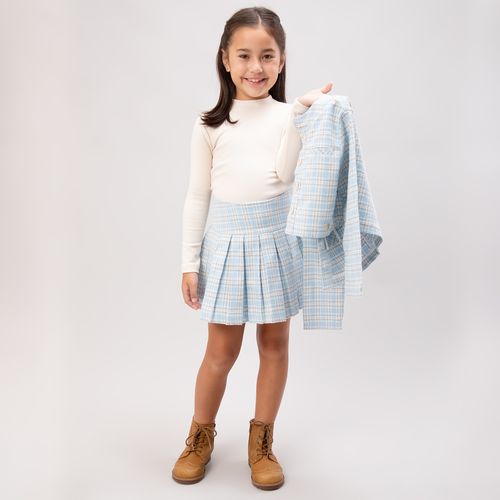 Blusa Infantil Feminina Manga Longa Malha Comfy Básica - CRU