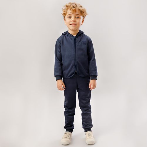 Conjunto de Bebê Masculino Action Fleece Thermo - AZUL MARINHO