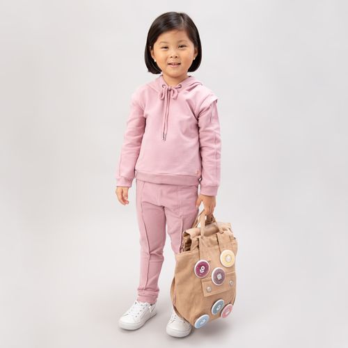 Conjunto de Bebê Feminino com Capuz - ROSE