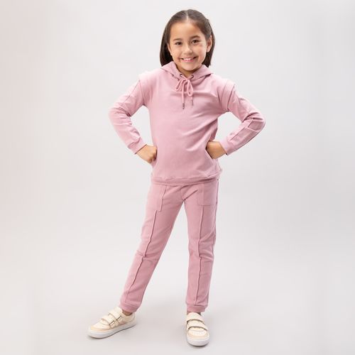 Conjunto Infantil Feminino com Capuz - ROSE