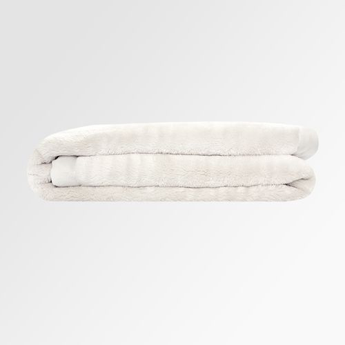 Cobertor Casal Capri Gramatura 600g/m² - OFF WHITE
