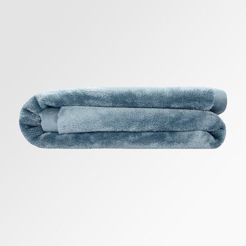 Cobertor Solteiro Capri Gramatura 600g/m² - AZUL