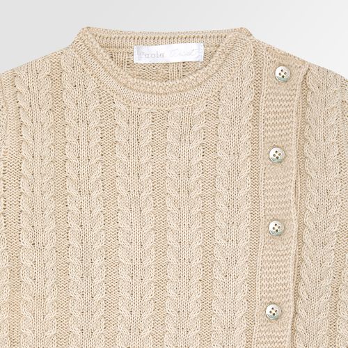 Saída de Maternidade Masculina com Manta Tricot - CRU NINIVE
