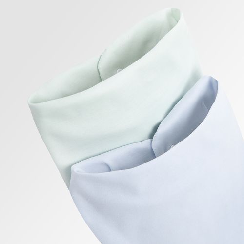 Conjunto de Babador Bandana Cores - 2 Unidades - AZUL/VERDE