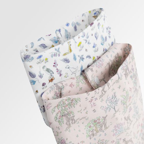 Conjunto de Babador Bandana Estampas - 2 Unidades - EST BICHOS RS/EST BICHOS BC