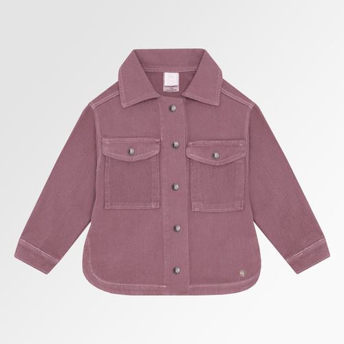 Jaqueta Infantil Feminina Max Twill com Bolsos - ROSA