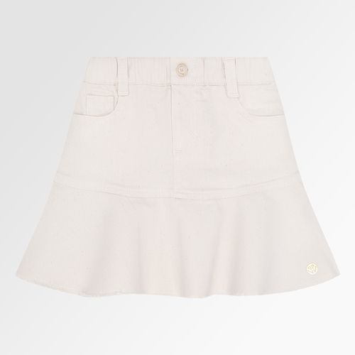 Saia Infantil Feminina Sarja Godê - BEGE
