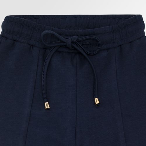 Calça Infantil Feminina de Montaria com Recorte - AZUL MARINHO