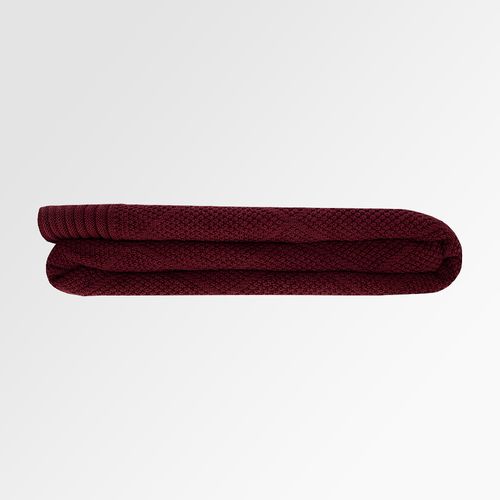 Manta Casal Tricot Losango - VINHO