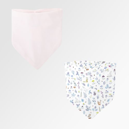 Conjunto de Babador Bandana Estampas - 2 Unidades - RS/EST BICHOS BC