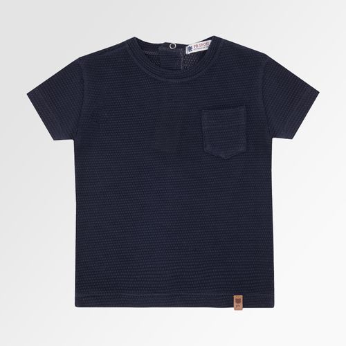 Camiseta de Bebê Masculina Manga Curta Big Island - AZUL MARINHO