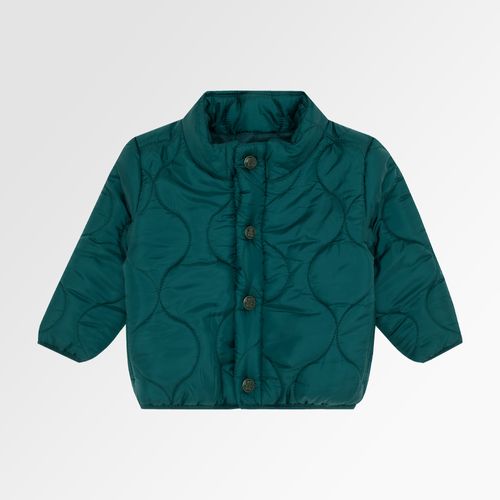 Casaco de Bebê Masculino Matelado Ondas - VERDE