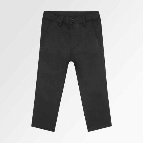 Calça Chino de Bebê Masculina Color - PRETO