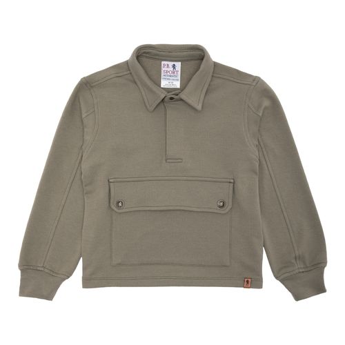 Casaco Infantil Masculino Moletom com Bolso Frontal - VERDE