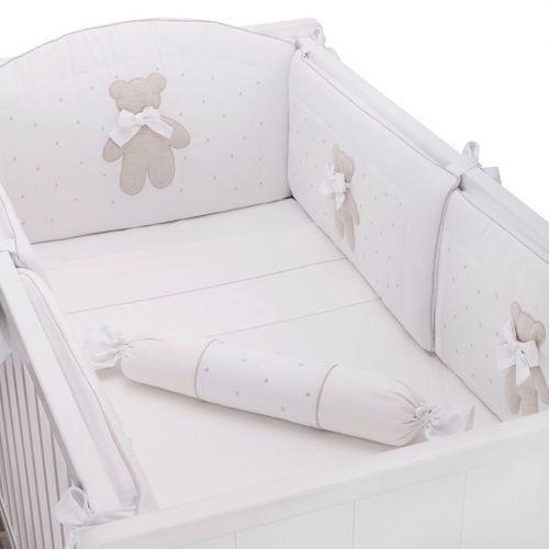 Protetor de Berço Urso Bimbi - KAKI