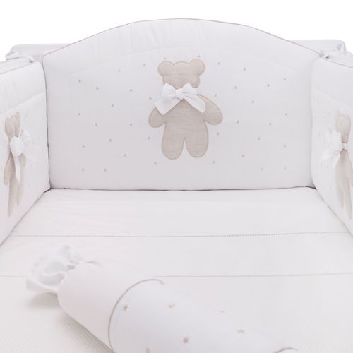 Protetor de Berço Urso Bimbi - KAKI
