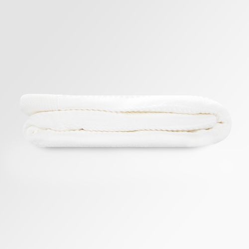 Manta de Tricot Trancinhas - BRANCO