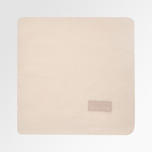 Manta Casal Soft Canelado com Acabamento em Crochet - CRU