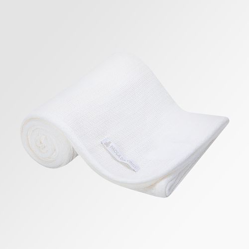 Cueiro de Bebê Unissex Tricot - BRANCO