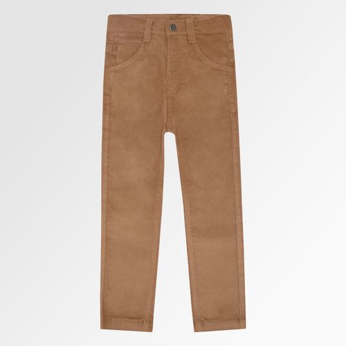 Calça Infantil Masculina Veludo - OCRE
