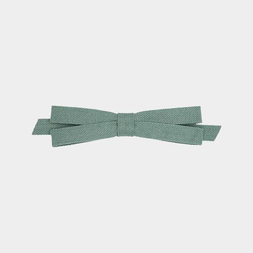 Laço de Cabelo Infantil Linho - VERDE