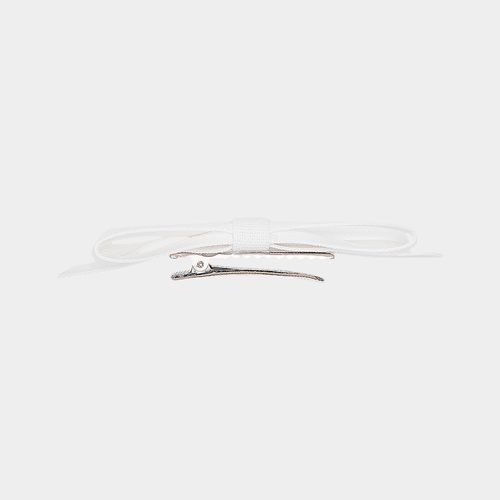 Laço de Cabelo Infantil Linho - BRANCO