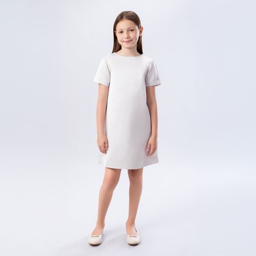 Vestido de Festa Infantil Feminino - PRATA