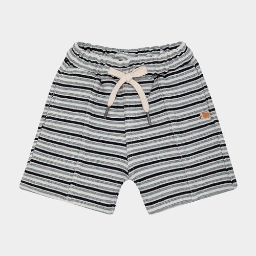 Bermuda de Bebê Masculina Malha Listrada - VERDE